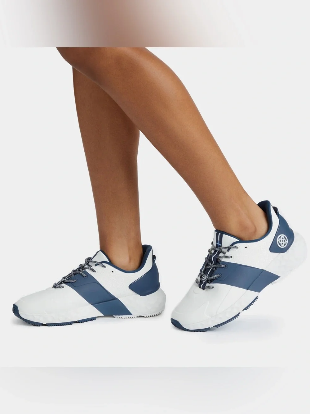 G/FORE MG4+ Perforated Contrast Stripe Womens Golf Shoe - Snow NEW